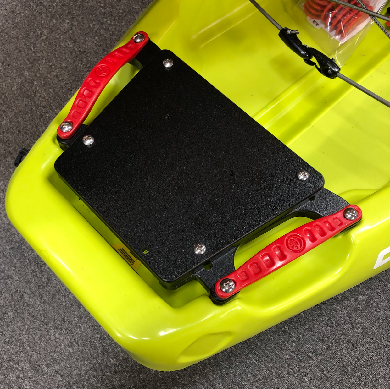 Crescent Rear Single Mounting Plate