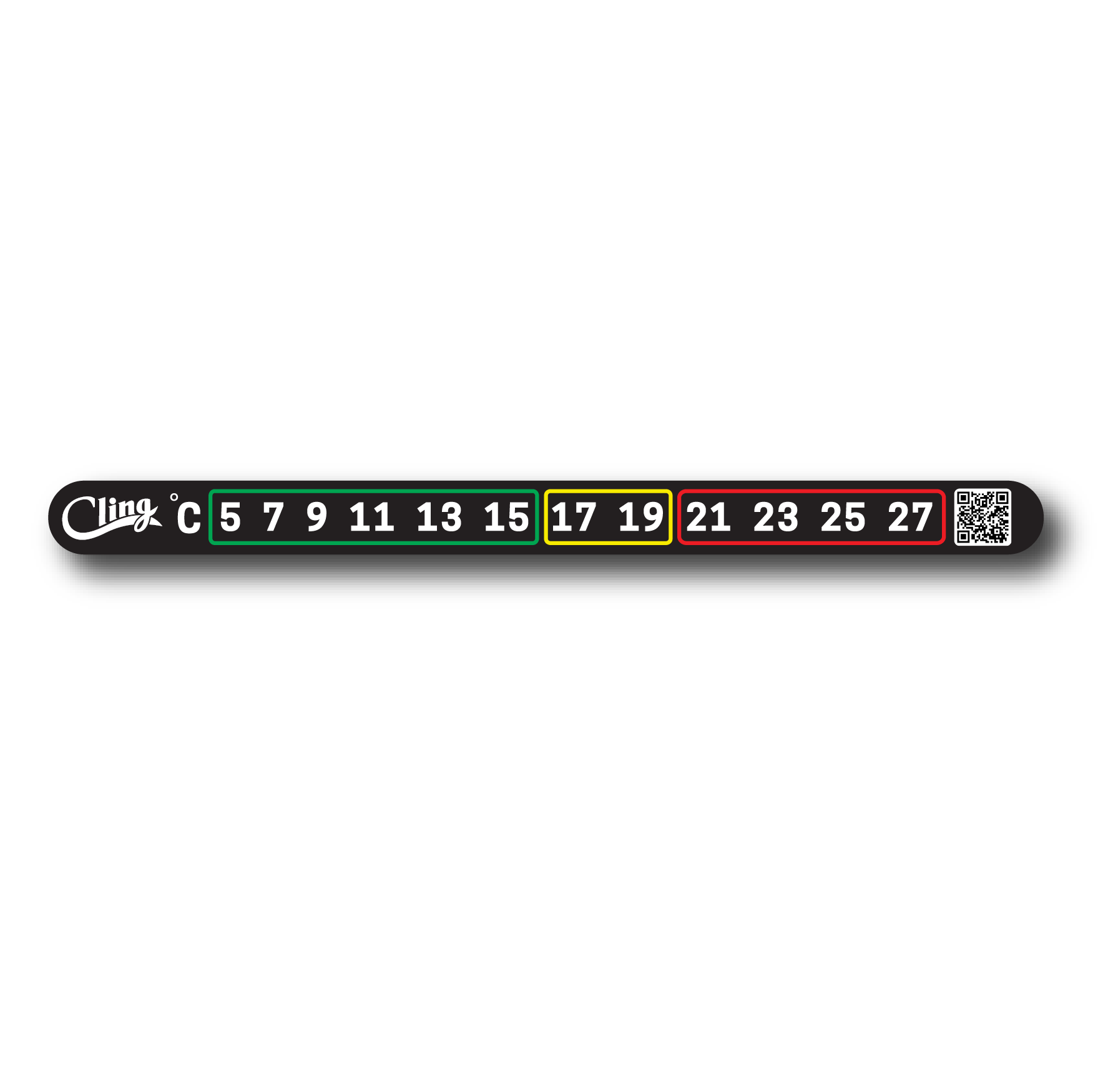 Temperature Tape - Stick On Water Thermometer