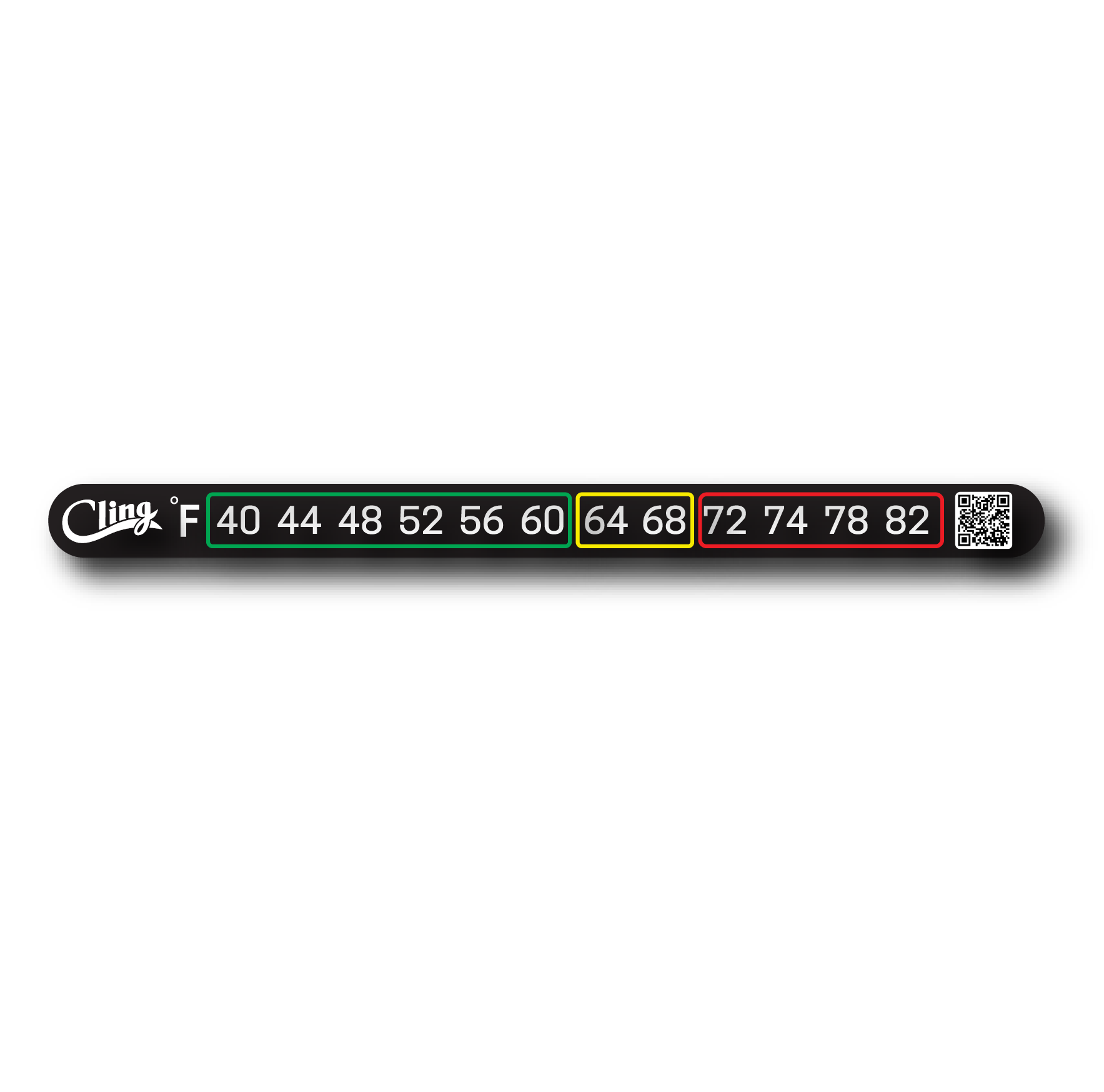 Temperature Tape - Stick On Water Thermometer