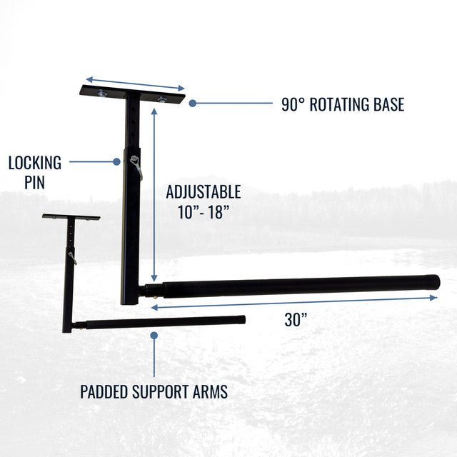 Adjustable SUP Ceiling Rack | Hi - Port | Overhead Storage Mount - Vibe Kayaks