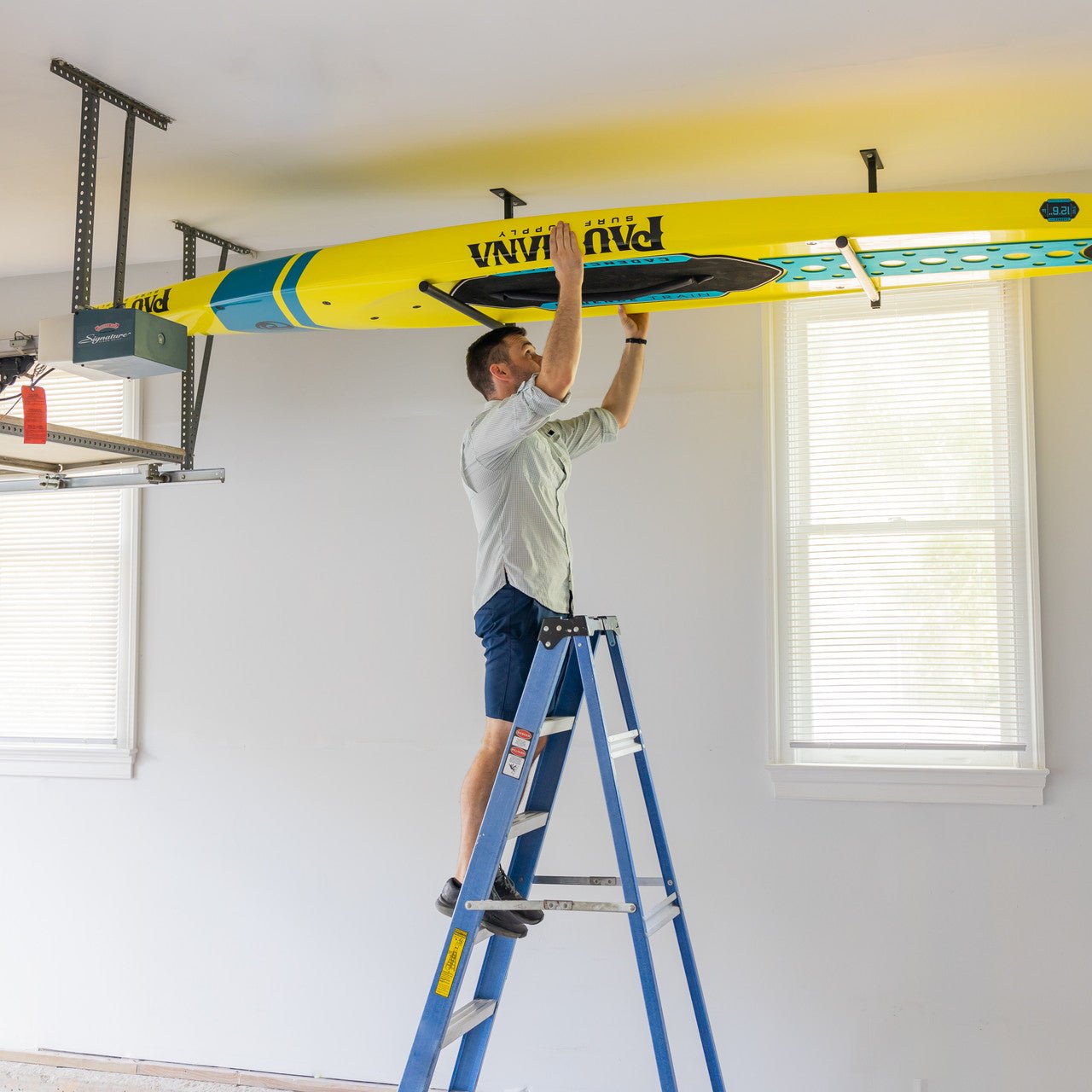 Adjustable SUP Ceiling Rack | Hi - Port | Overhead Storage Mount - Vibe Kayaks