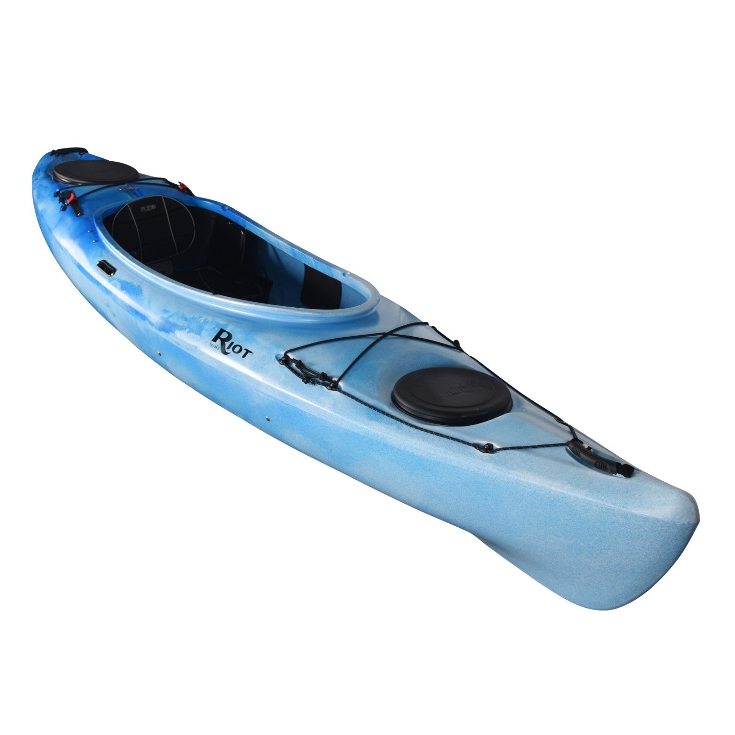 Vue d'angle du kayak Bayside HV Blue