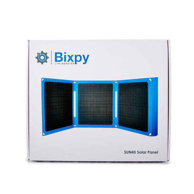 Bixpy SUN45 Waterproof Solar Panel for PP-77-AP/PP-166 Outdoor Batteries