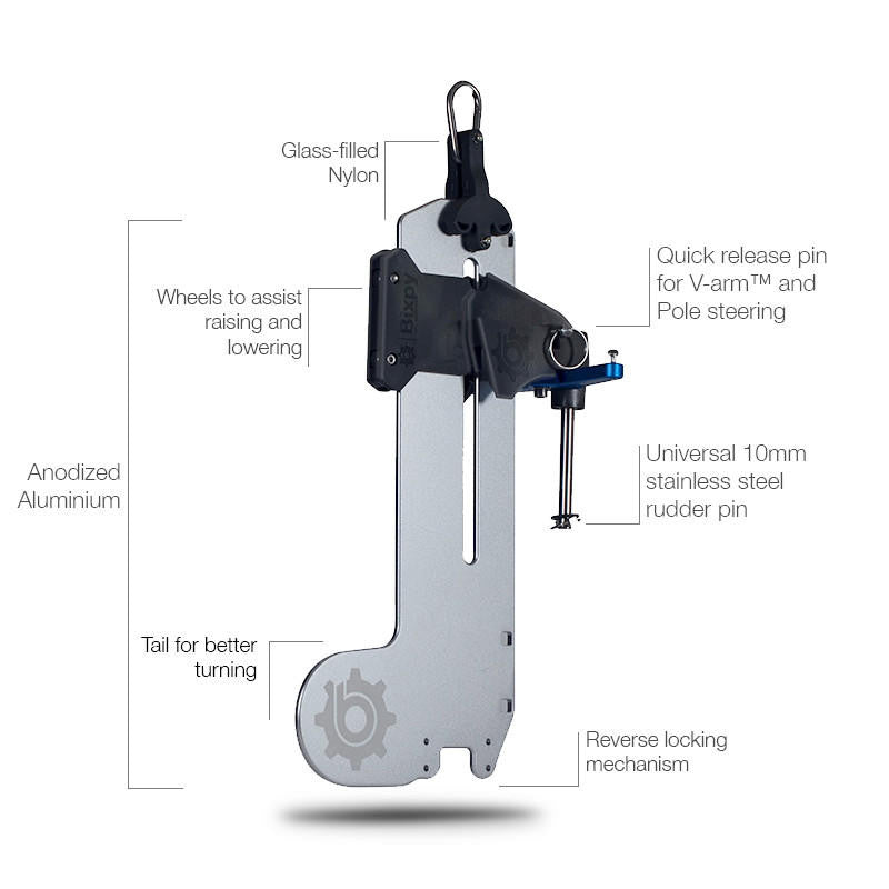 Adaptateur universel de gouvernail Versa