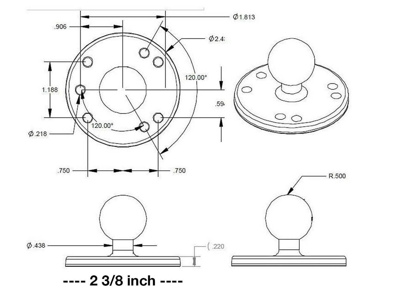 Adaptateur universel pour kayak (moteurs K-1 et J-2)