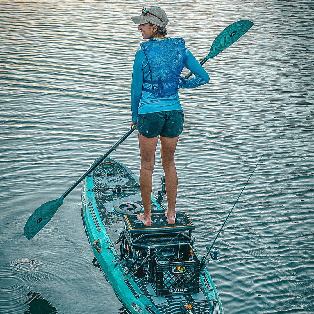 Cubera 120 + Summit Perch + 35L dry bag + 30oz Tumbler + Ember Carbon Paddle + Cable Lock + 7' Anchor Pole ,Kayak Stands + Mesh Bottle Holder