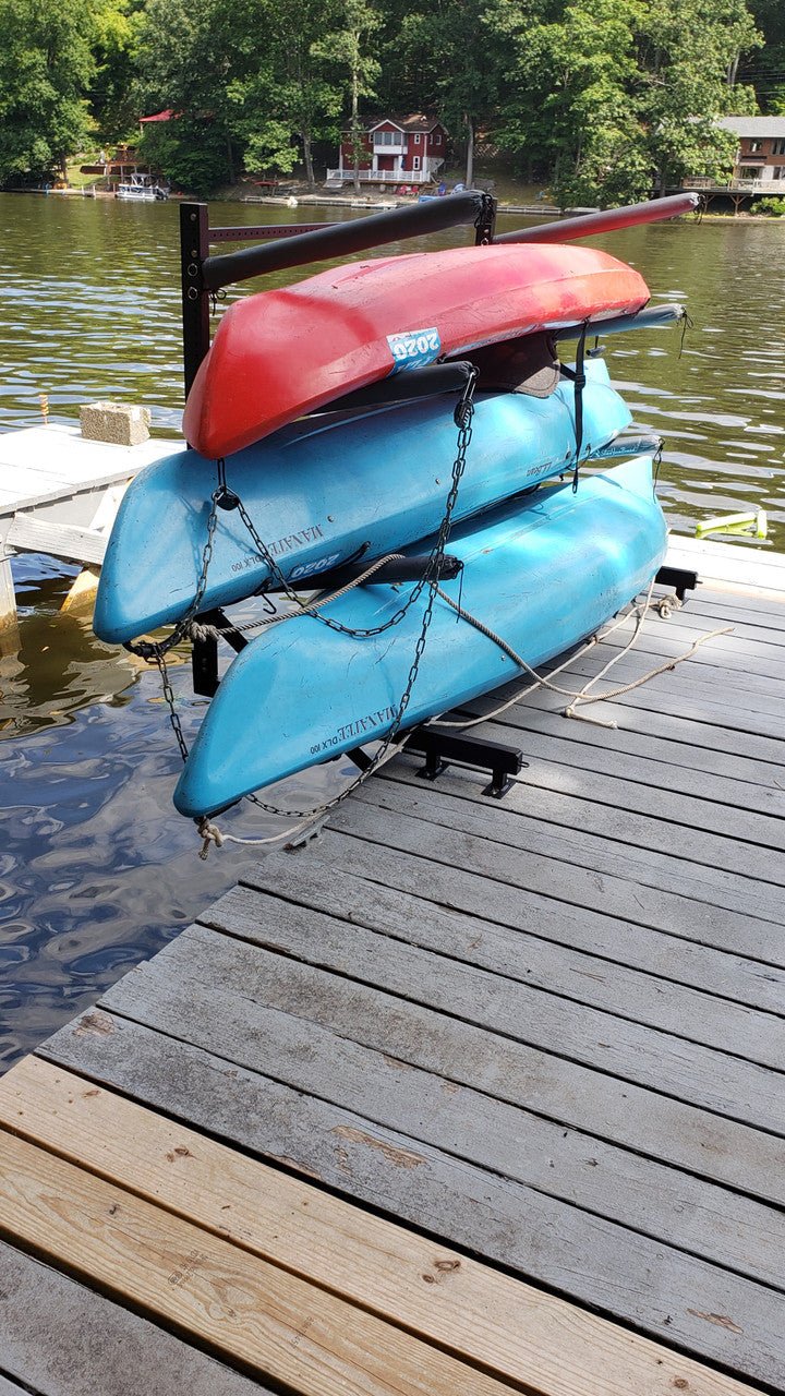 G - Rack de rangement pour quai de kayak | Niveaux réglables | Au dessus de l'eau - Vibe Kayaks