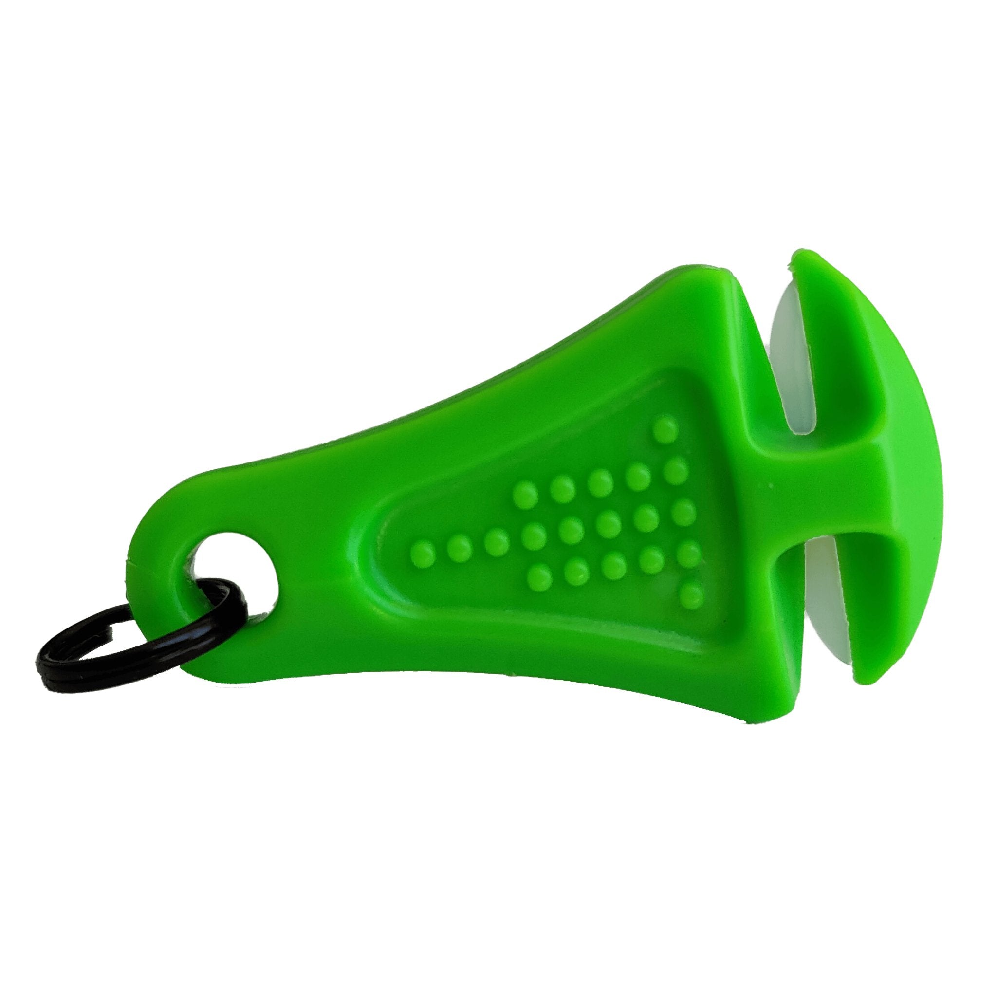 Line Cutterz Ceramic Blade Zipper Pull - Green - Vibe Kayaks
