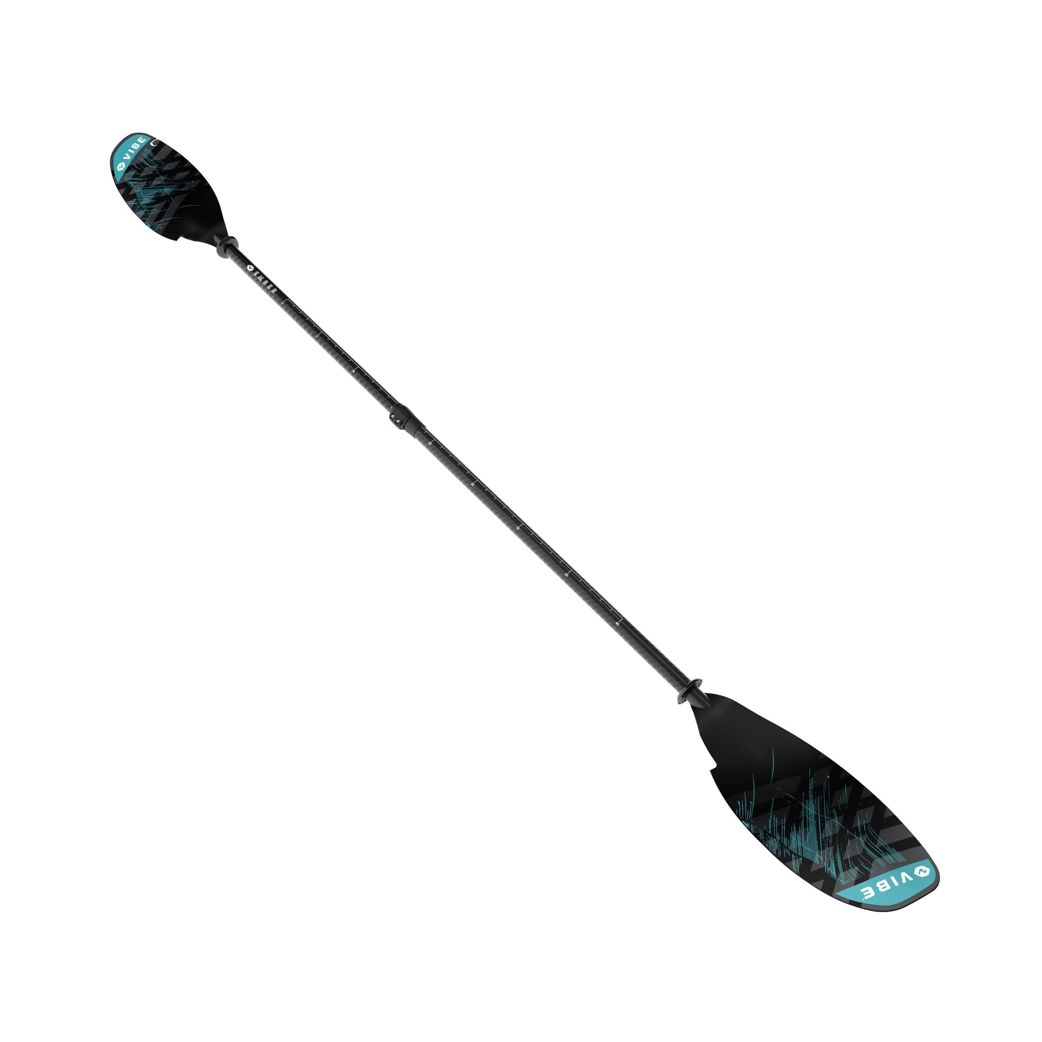 Pagaie Ember en fibre de carbone (240-260cm réglable) - Vibe Kayaks