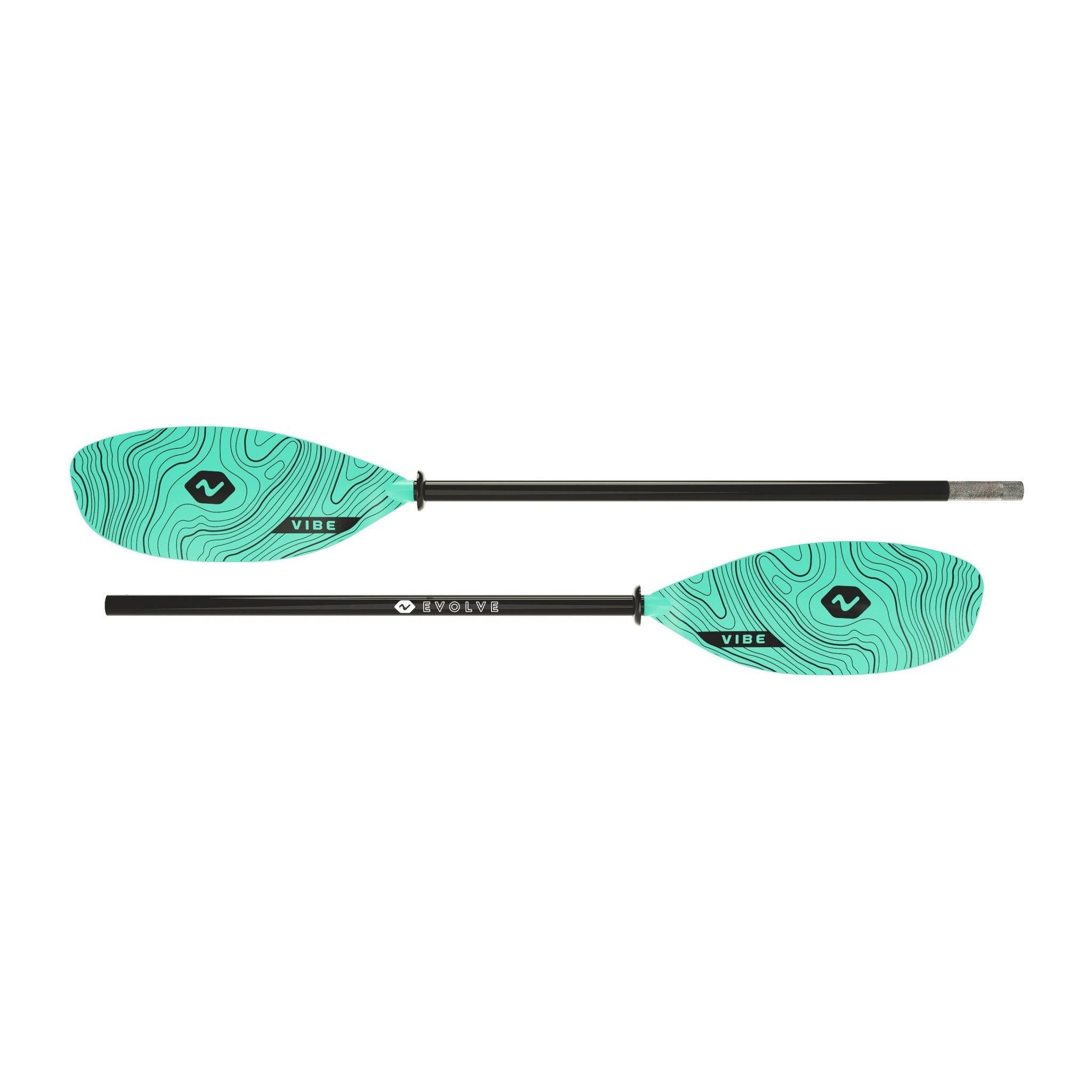 Pagaie Evolve en fibre de verre (230-250cm réglable) - Vibe Kayaks
