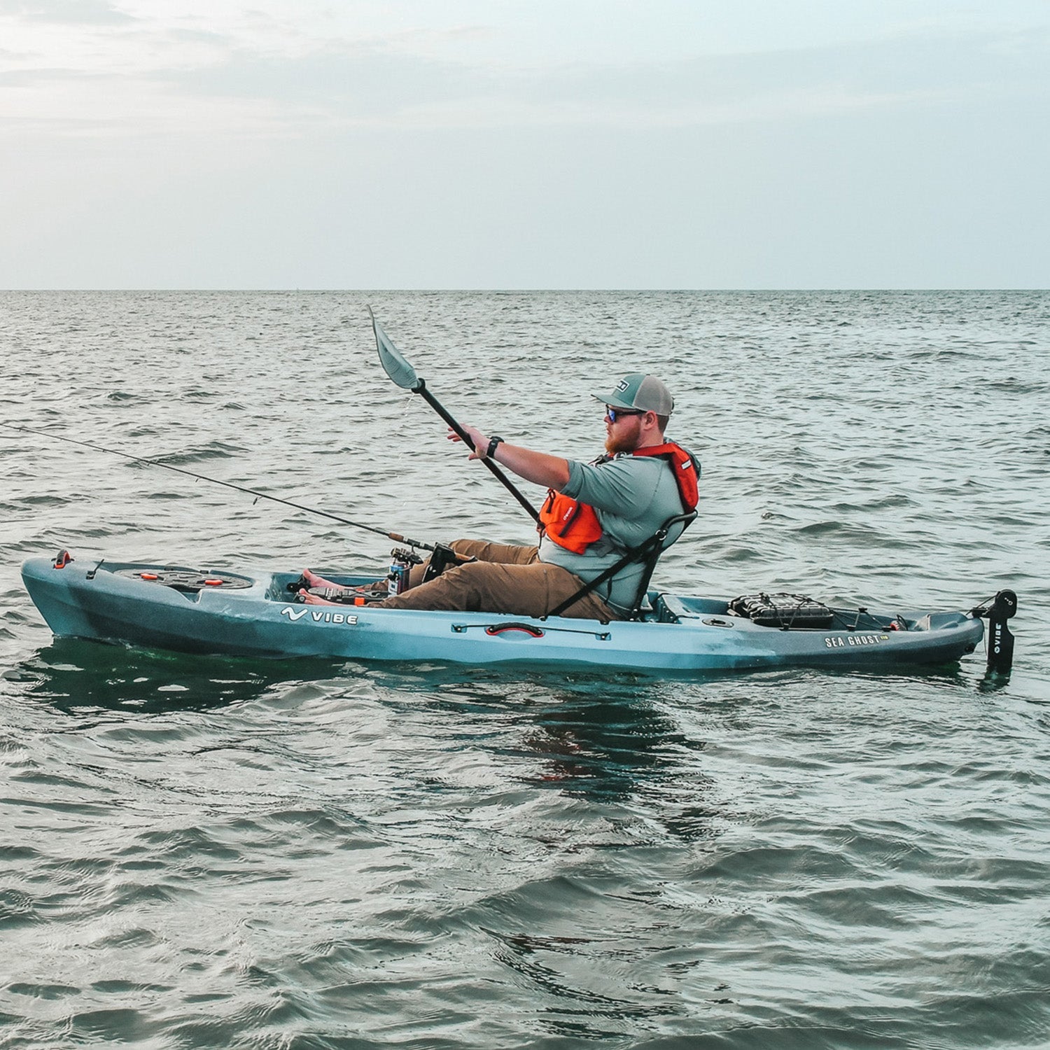 Vibe Sea Ghost 110 Sit On Top Pro Angler Bass Fishing Kayak | Vibe 