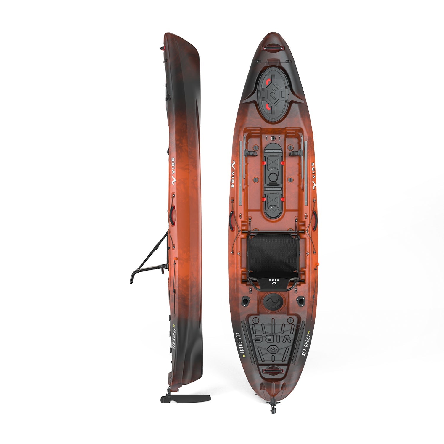 Inexpensive custom console for sit inside fishing kayaks