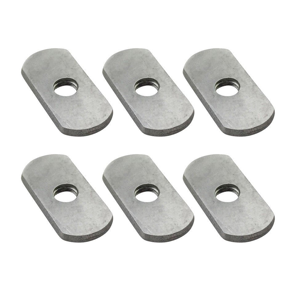 Track Nuts M6 x 1/2" wide - 6 PK - Vibe Kayaks