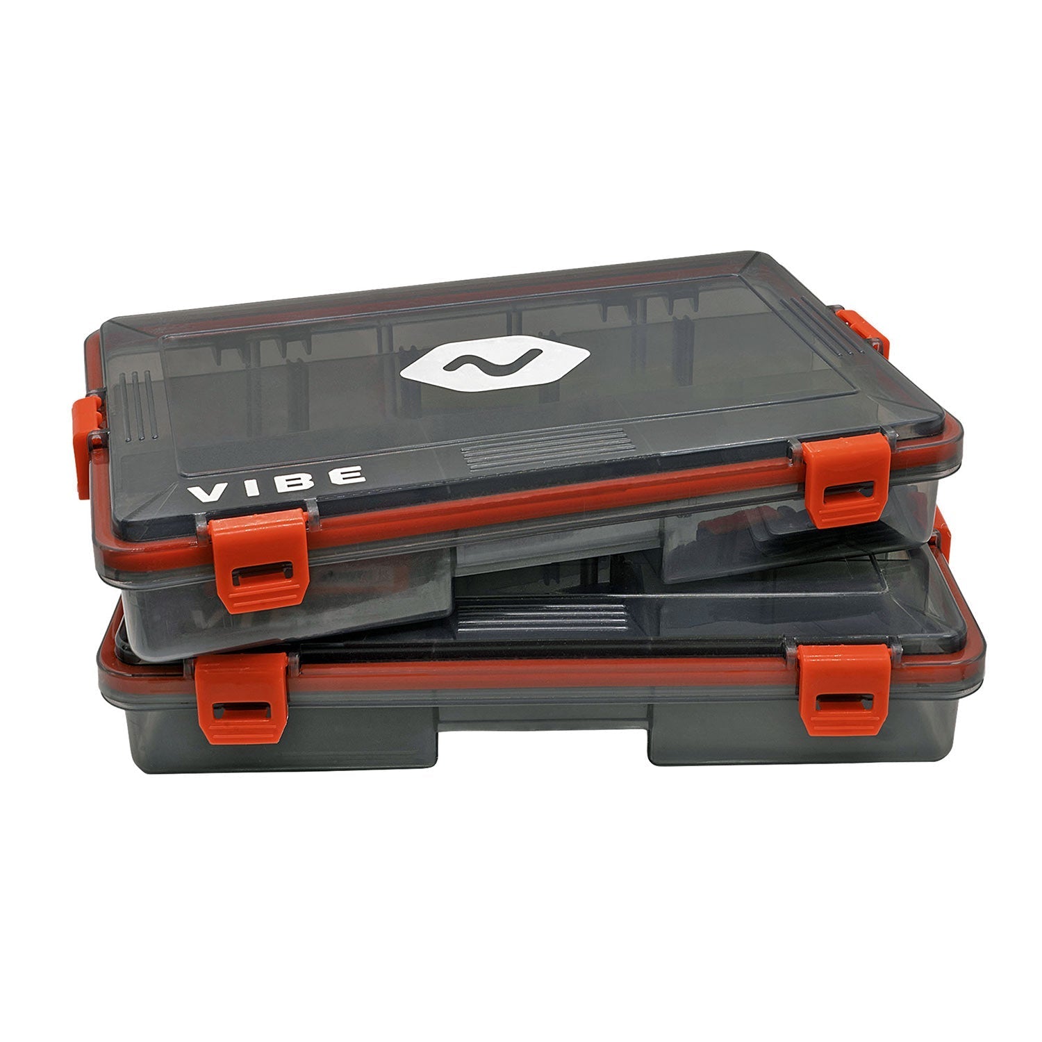 Vibe Waterproof 4 Clasp Tackle Tray (2 pk) - Vibe Kayaks
